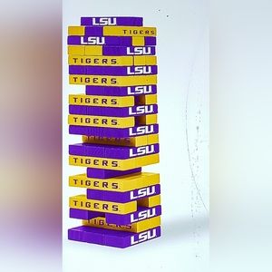 🔴NIB! LSU Tigers Jenga Game
